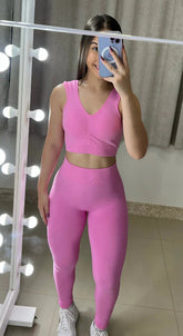 Conjunto Legging Rosa
