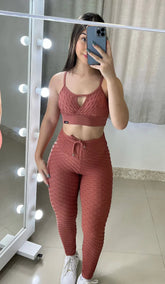 Conjunto Legging Terracota