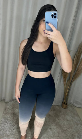 Conjunto Legging Degradê Black